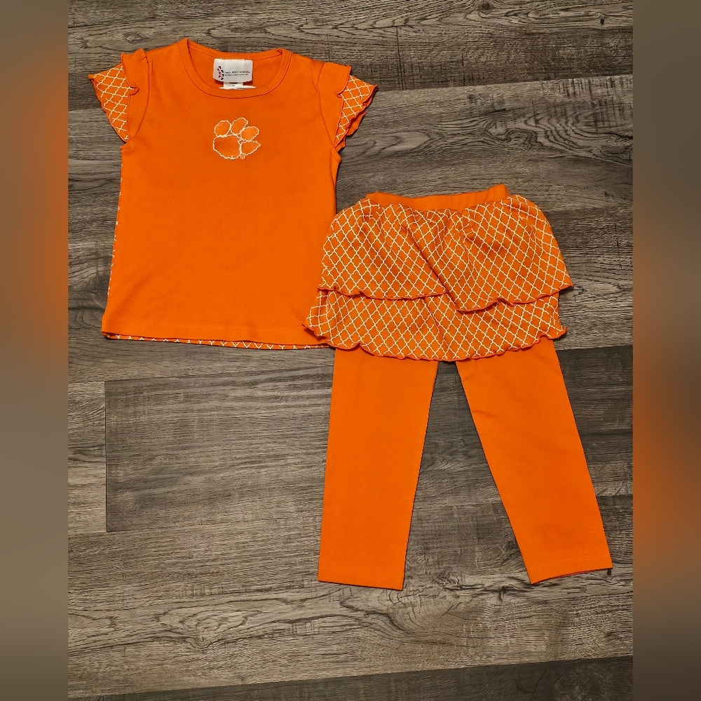 Nwt girls Clemson outfit 2t